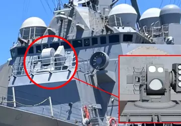 US Navy zeigt Zerstörer USS Preble ...