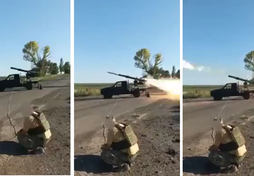 Ukrainisches Militär zeigte in Aktion "hausgemachte" ...