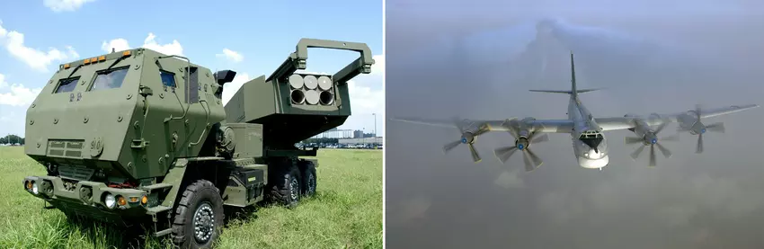 Die russische Armee will HIMARS mit strategischen Bombern Tu-95MS und Raketen mit einer Reichweite von 5.500 km zerstören