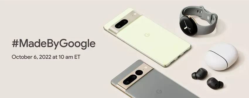 Google wird eine Präsentation am 6. Oktober halten: Erwarten Sie Smartphones Pixel 7, Pixel 7 Pro, Smartwatch Pixel Watch und neue Produkte Nest