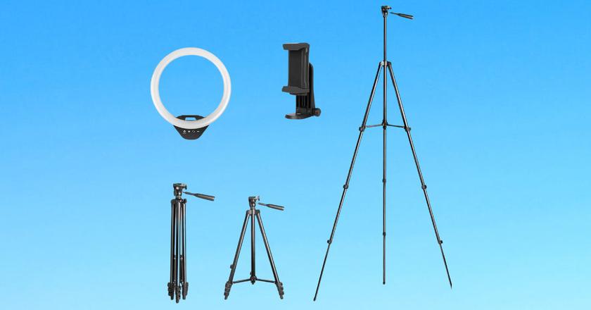 UBeesize Ring Light Ausziehbarer bester handyhalter für videoaufnahmen