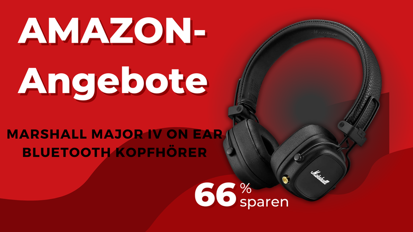 Marshall Major IV Bluetooth Kopfhörer – Genieße 66% Discount und spare 99€!