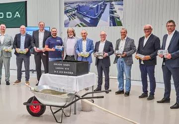 Škoda Auto hat mit dem Bau ...