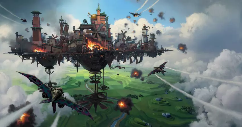 Spiel des Tages: Airborne Empire - entwickle eine fliegende Stadt in der offenen Welt und bekämpfe Luftpiraten