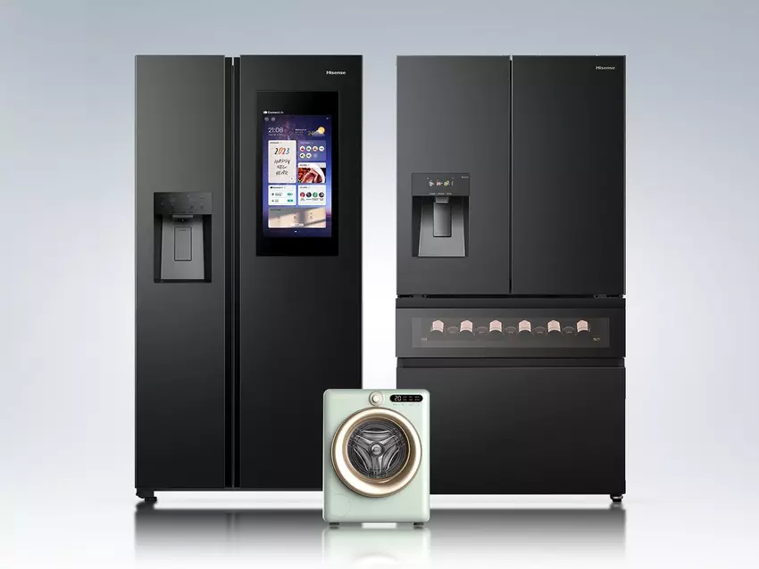 Hisense Jumbo Side-by-Side-Kühlschrank mit Dish Designer-Funktion