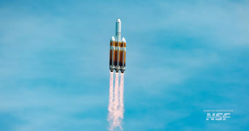 Das Ende einer Ära: Delta IV Heavy macht letzten Schritt ins All