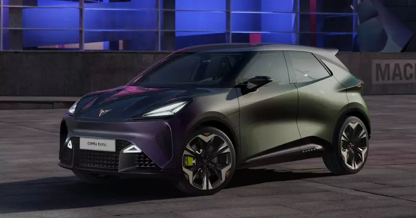 Der Cupra Raval Elektroauto hat eine Reichweite von bis zu 440 Kilometern.