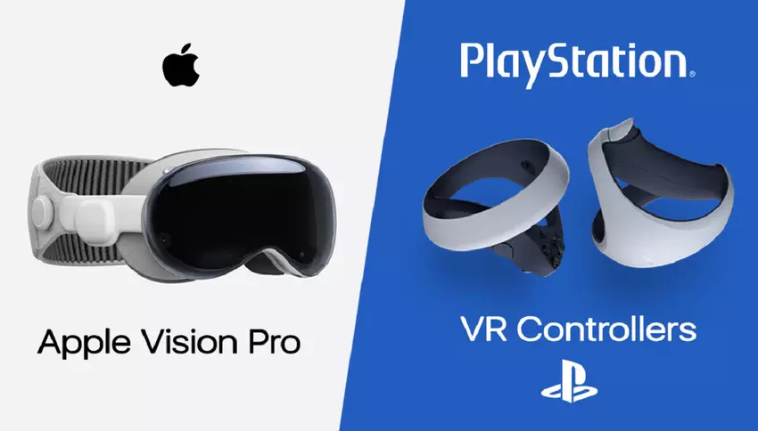 Eine großartige Option, die nur wenige nutzen werden: Die Apple Vision Pro-Headsets werden mit Controllern von PS VR2 kompatibel sein