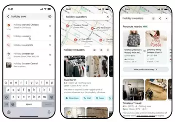 Google Maps hilft bei der Suche ...