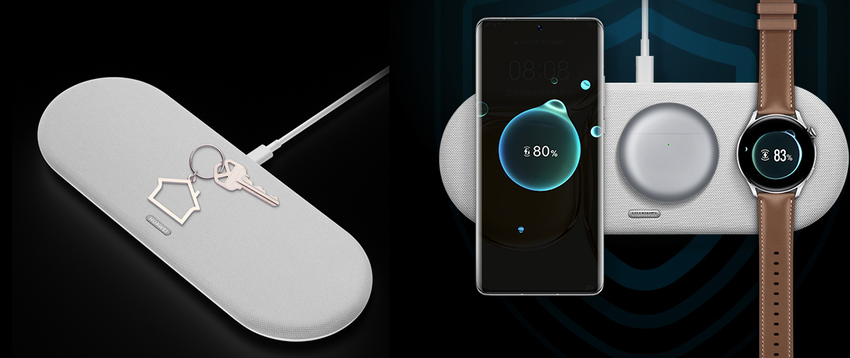 Huawei übertrifft Apple - Einführung eines kabellosen Ladeadapters für drei Geräte