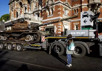 T-72B in den Niederlanden - zerstörter ...