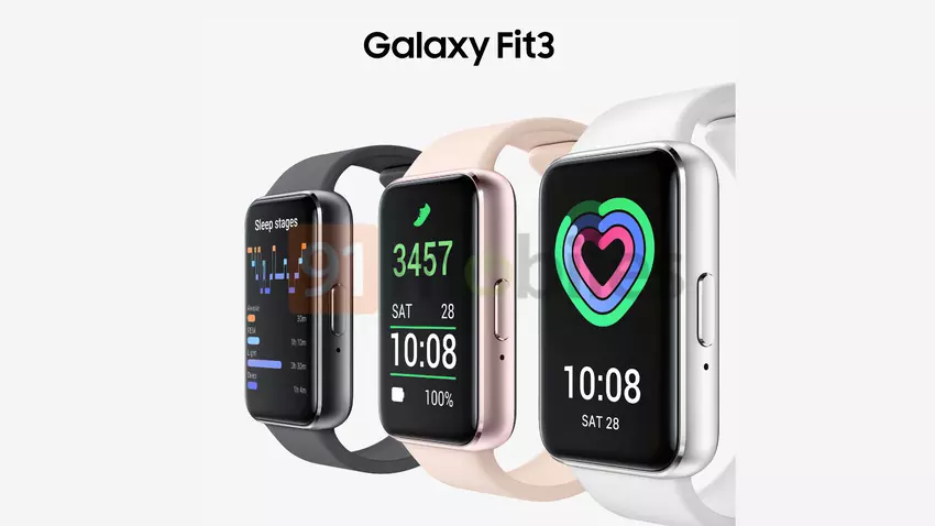 Samsung Galaxy Fit 3 erschien auf Qualität Presse Renderings: großes Display und drei Farben