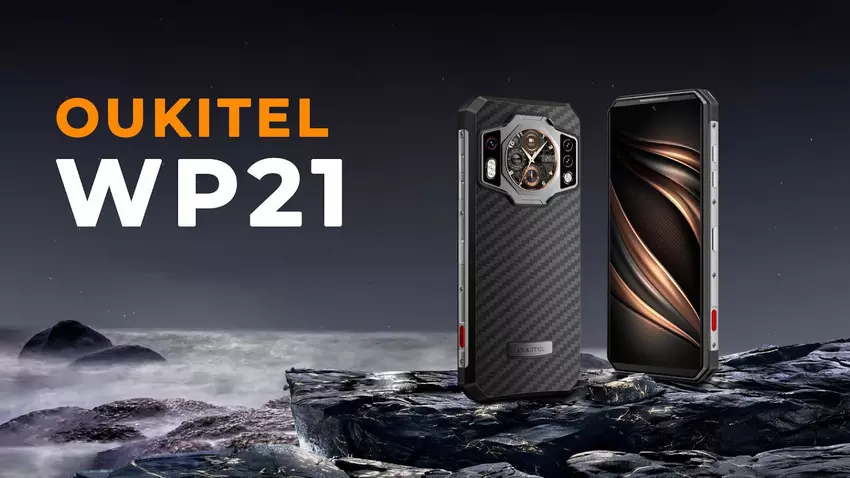 Oukitel WP21: Stoßfestes Smartphone mit zwei Bildschirmen, 9800 mAh Akku, P68/IP69K Schutz und Nachtsichtkamera