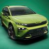Frontansicht des Skoda Elroq RS
