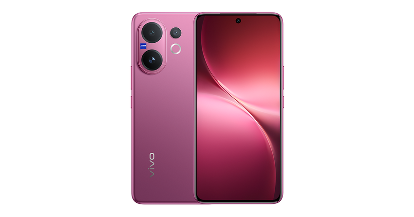 Vivo V60e wird auf Video in leuchtendem Rosa gezeigt