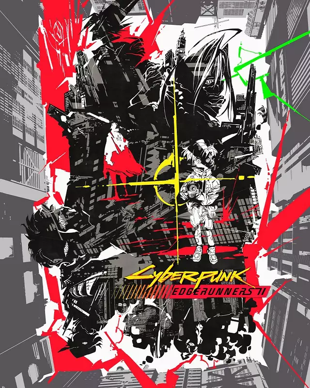 Cyberpunk: Edgerunners Staffel zwei Debüt-Poster