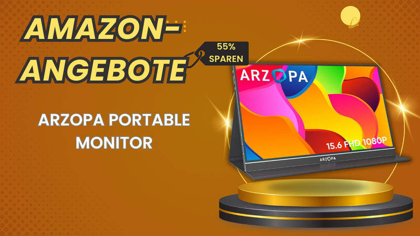 ARZOPA 15,6" Portable Monitor – Massiver 110€ Rabatt!