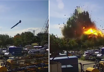 Selenskyj hat ein Video eines Volltreffers ...