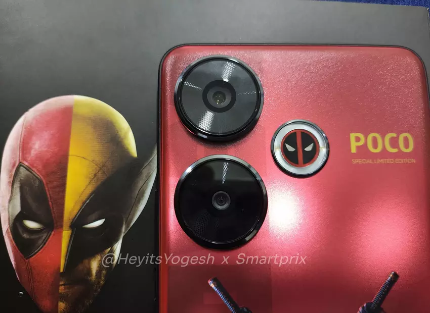Es ist offiziell: Die POCO F6 Deadpool Limited Edition wird am 26. Juli auf den Markt kommen.