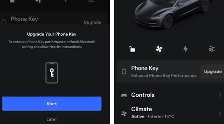 Tesla wird seine Android-App um Ultrabreitband-Unterstützung erweitern