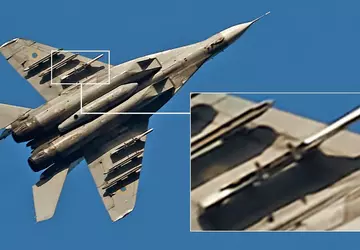Ukrainische Luftwaffe veröffentlicht Foto einer MiG-29 ...