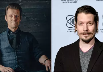 Die prominenten Spieleentwickler Sam Lake und ...