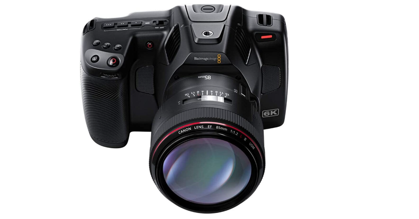Blackmagic Design Pocket Cinema Camera 6K-Videokamera für Interviews