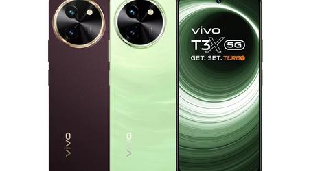 vivo T3x 5G: 120Hz Display, Snapdragon 6 Gen 1 Chip, IP67 Schutz, 6000mAh Akku und Preis ab $160