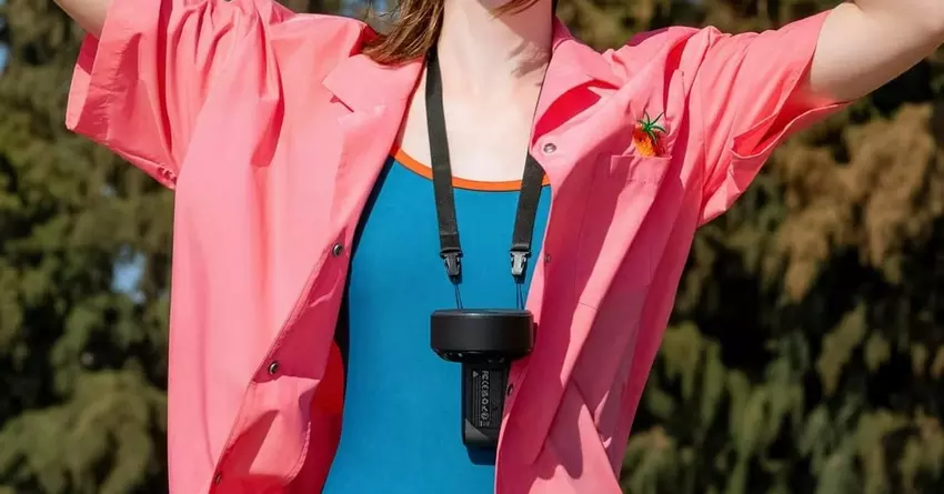 JISULIFE Handventilator Life7 tragbarer Ventilator für Golfwagen