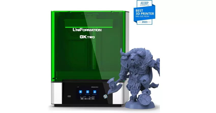 UniFormation GKtwo Harzdrucker 8K welcher 3d drucker für figuren
