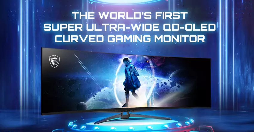 MSI kündigt den weltweit ersten "Super-Ultraweitwinkel"-QD-OLED-Monitor mit 49 Zoll und einer Bildwiederholfrequenz von 240 Hz an