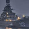 Der atomgetriebene Kreuzer Admiral Nakhimov bei der Erprobung