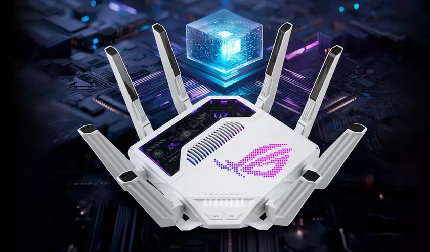 ASUS hat den ROG Rapture GT-BE19000AI veröffentlicht – den weltweit ersten Router mit integriertem NPU und erweiterten KI-Funktionen
