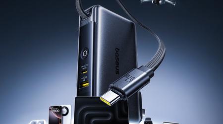 Baseus stellt 10.000mAh Super Charge Power Bank mit 67W Unterstützung und integriertem Kabel vor