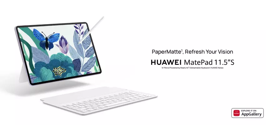 Huawei MatePad 11.5 S: 144Hz-Display mit PaperMatte-Technologie, 8.800mAh-Akku und ein Preisschild von 399 Euro