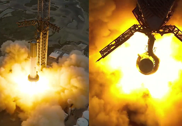 SpaceX führt den ersten statischen Test ...