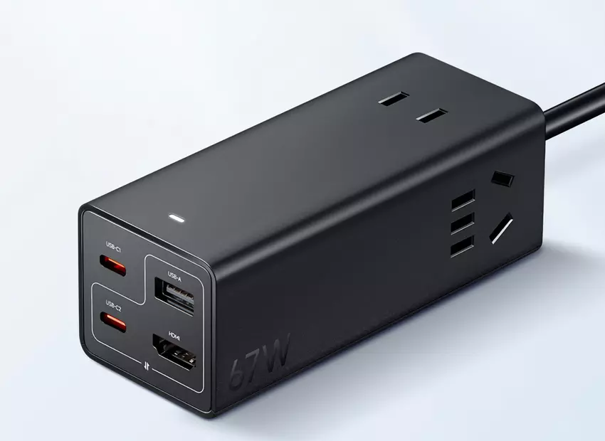 Xiaomi hat den Desktop Fast Charging Socket Pro mit 65W Leistung, USB-Ports, HDMI und einem Preis von $25 vorgestellt