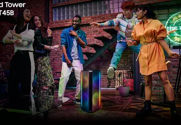 Samsung Sound Tower MX-ST45B: Drahtloser 160-Watt-Lautsprecher ...