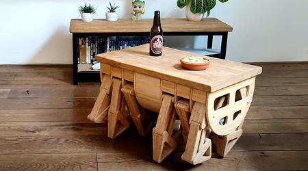 Carpentopod: ein Couchtisch, der laufen kann (ja, er kann dir ein Bier bringen)