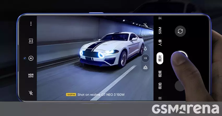 Realme GT Neo3 bestätigt, Sony IMX766 mit OIS zu bringen