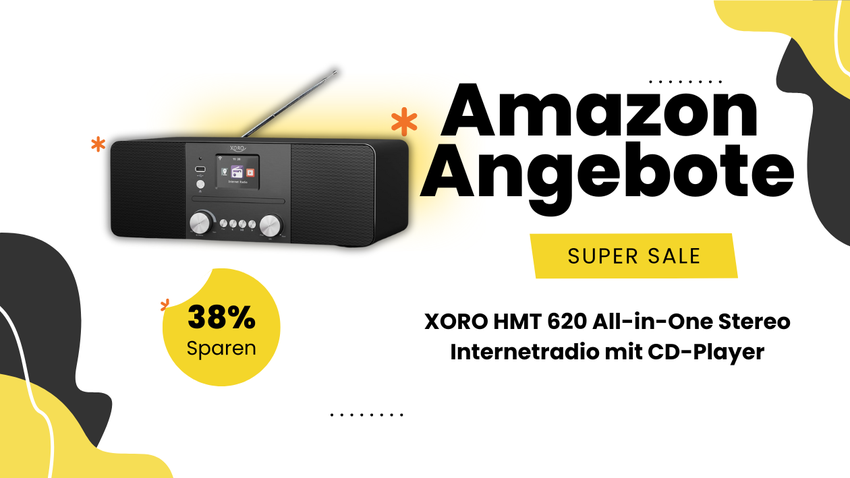XORO HMT 620 All-in-One Internetradio mit CD-Player – Spare jetzt 76,41€!