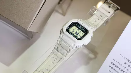 Neue G-Shock von Casio: die G-5600BG-5JR mit recyceltem Harz und Marmor-Design