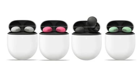 Google Pixel Buds Pro 2 ist in hochwertigen Bildern in allen Farben aufgetaucht