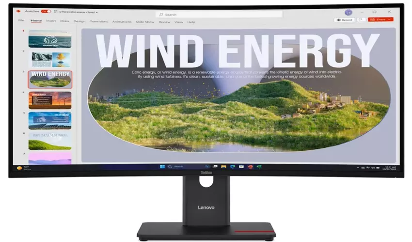 Lenovo hat den ThinkVision T34WD-40 34″ Curved Monitor mit einer Vielzahl von Anschlüssen und einem großartigen Preis-Leistungs-Verhältnis auf den Markt gebracht