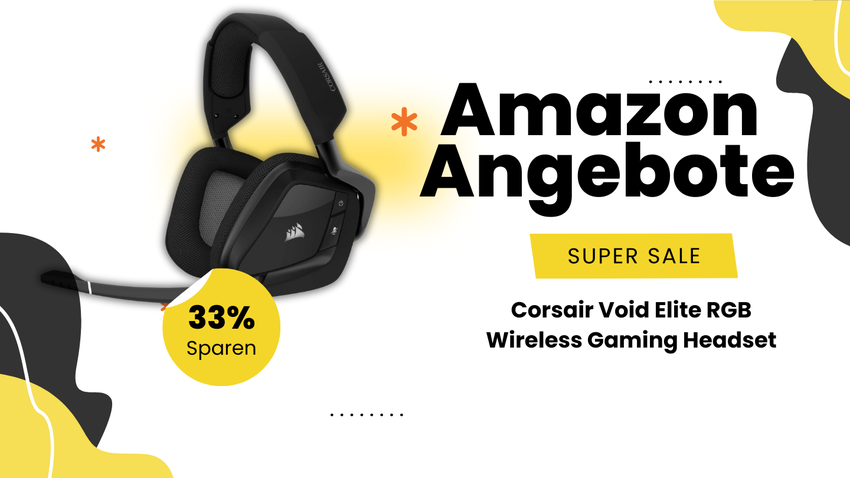 Corsair Void Elite RGB Wireless Gaming Headset – Drahtloser Sound mit 40€ Rabatt!