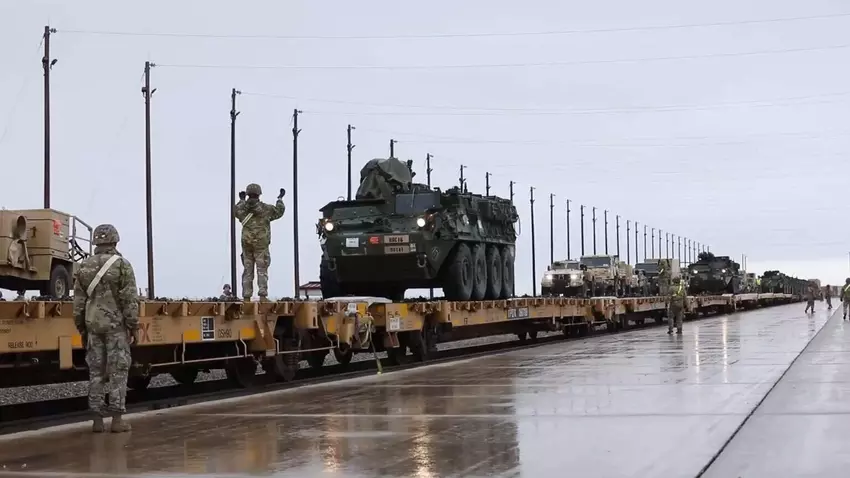 Gepanzerte Fahrzeuge der 4. US-Infanteriedivision. Illustration: DVIDS
