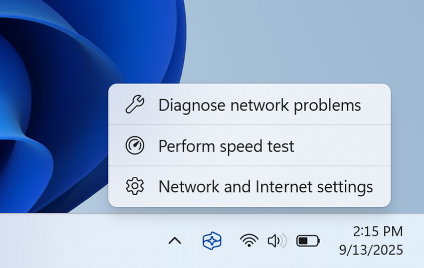 Windows 11 Wi-Fi Optionen Menü