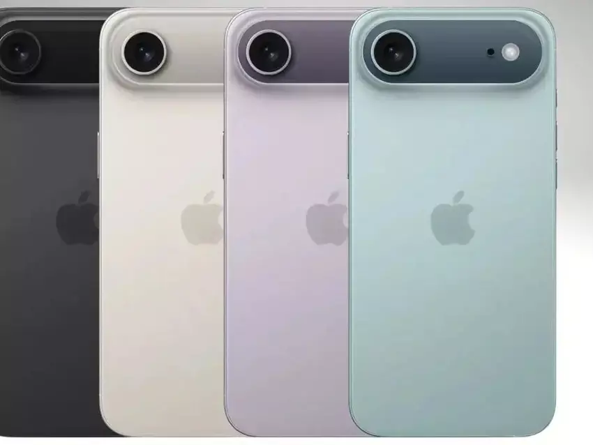 Farbpalette des iPhone 17 Air