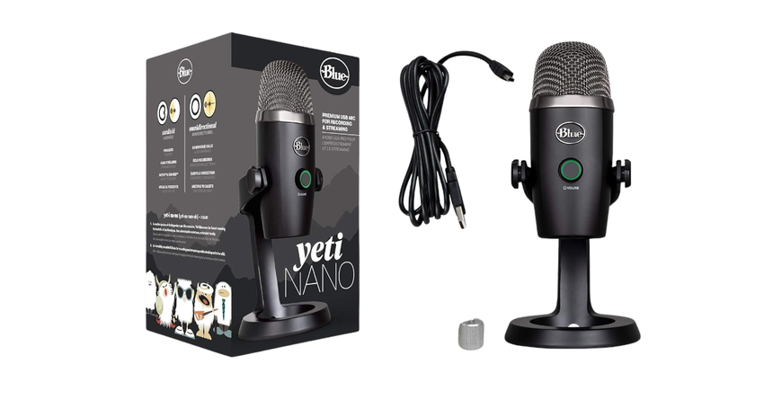  Logitech Blue Yeti Nano bestes günstiges kondensatormikrofon für streaming