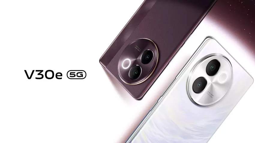 vivo V30e: 120Hz AMOLED-Display, Snapdragon 6 Gen 1 Prozessor, 50 MP Kamera und 5500 mAh Akku für $335